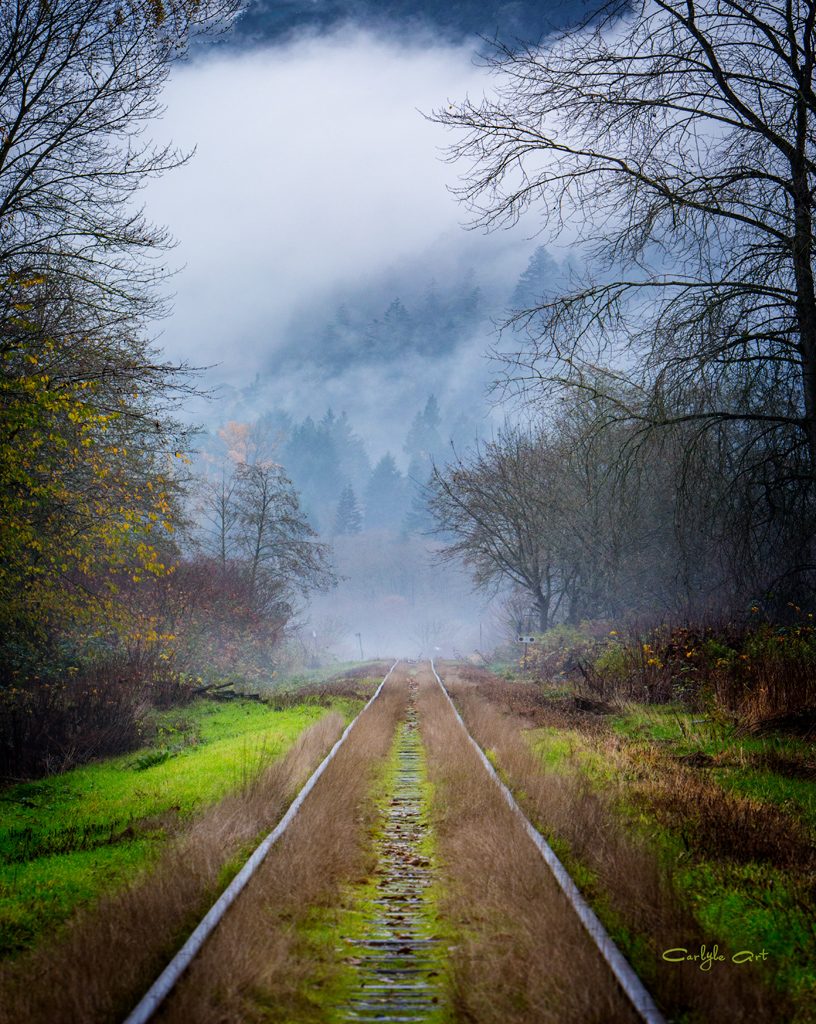 Railwalk in Fog